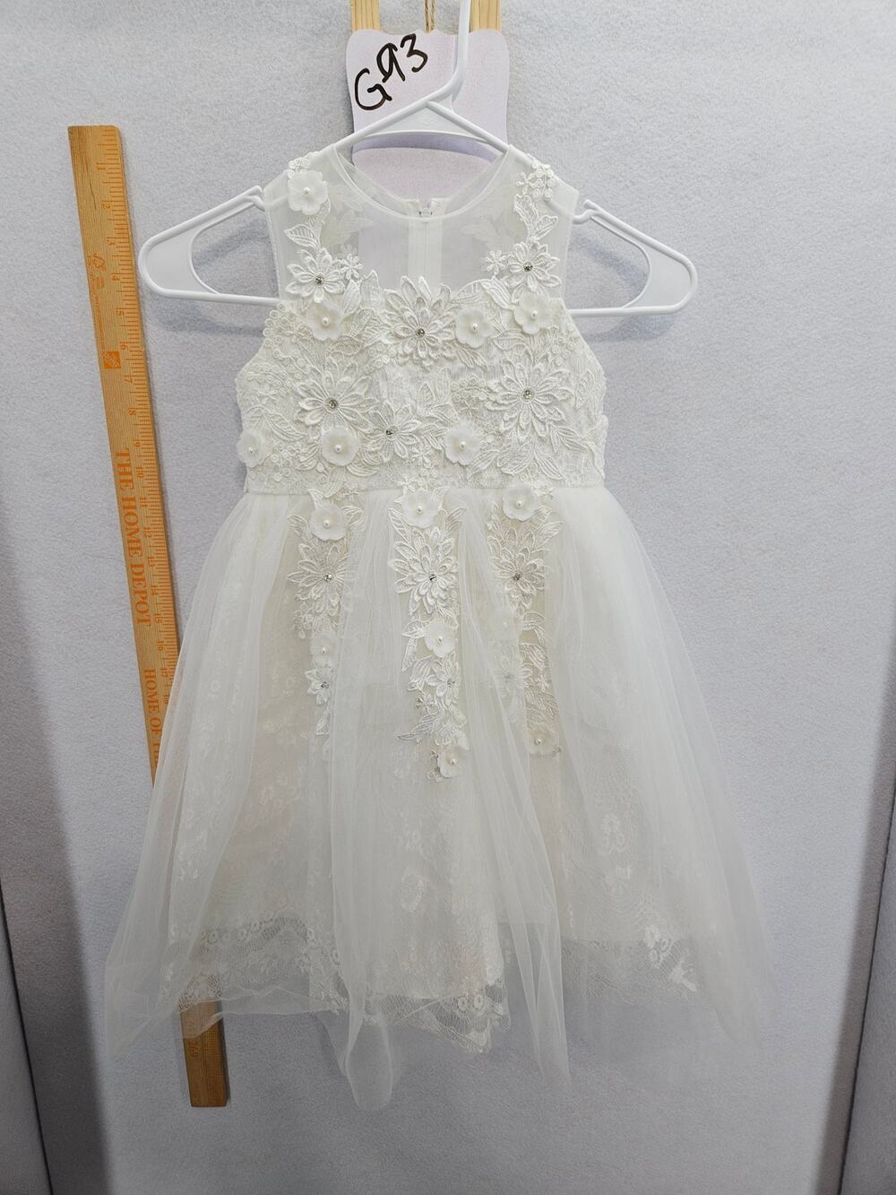 Flower girl dress, size 5T